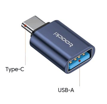 ADAPTADOR TIPO C MACHO A USB A HEMBRA TOOCKI TZJTAC-XY03