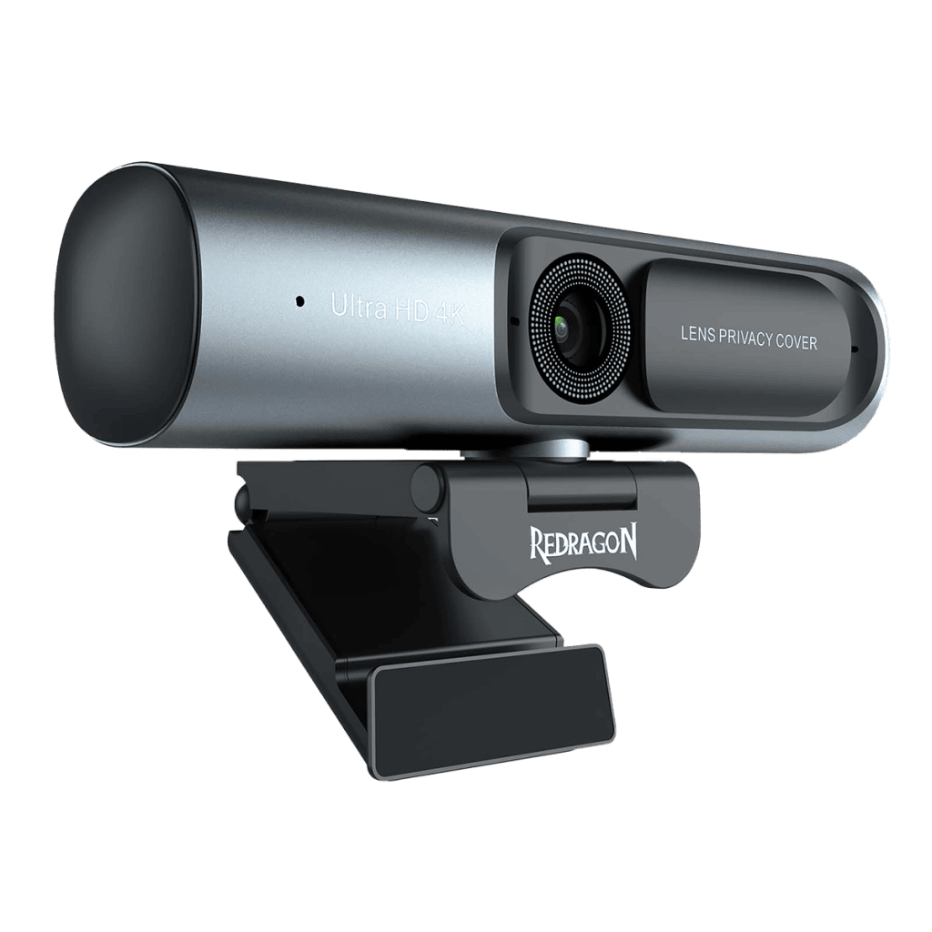 CAMARA WEB REDRAGON GW911 4K 3840X2160 ROTACION 360° NEGRA
