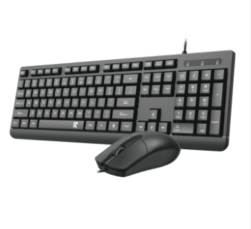COMBO DE TECLADO Y MOUSE USB REDRAGON BS-7543 BLACK