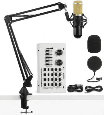 MICROFONO DE CONDENSADOR CON BRAZO PROFESIONAL LEGENDARY VOCAL
