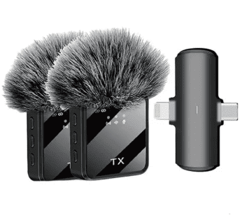 MICROFONO WIRELESS USB-C/ LIGHTNING F15-2