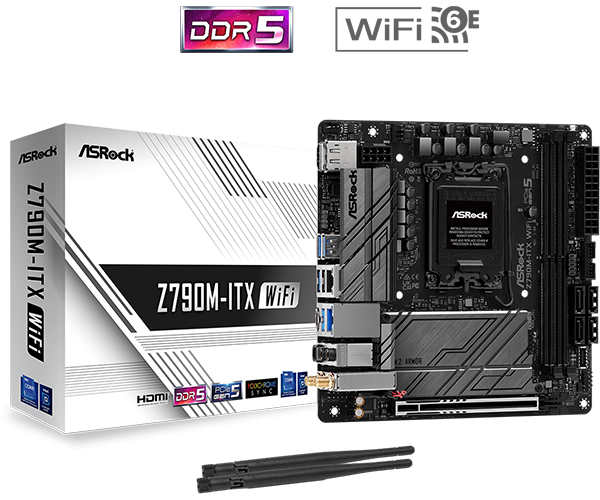 Motherboard ASROCK Z790M-ITX WIFI LGA1700 DDR5