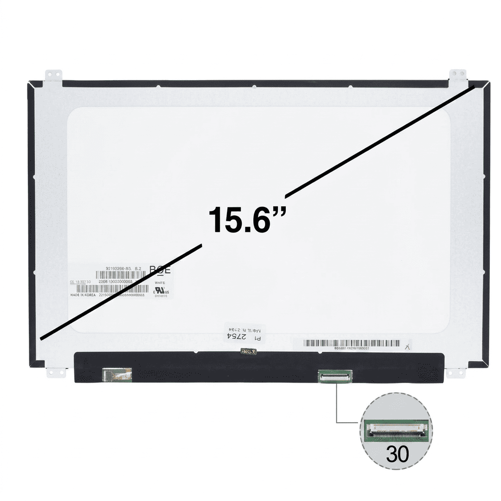 PANTALLA DE LAPTOP 15.6" 30 PINES SIN BORDE 