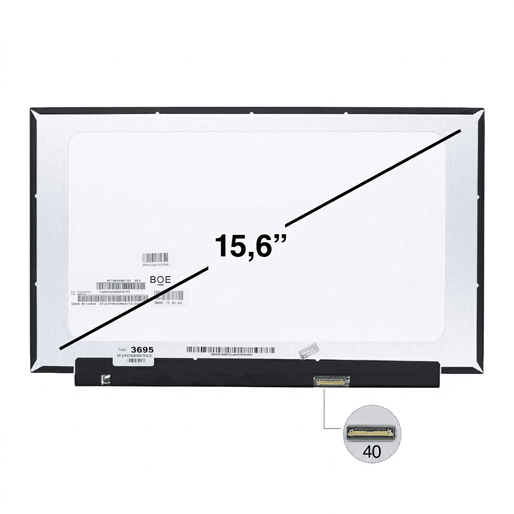 PANTALLA DE LAPTOP 15.6" 40 PINES SLIM SIN BORDE FHD 360HZ