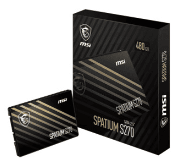 SSD MSI SPATIUM S270 SATA 2.5
480GB