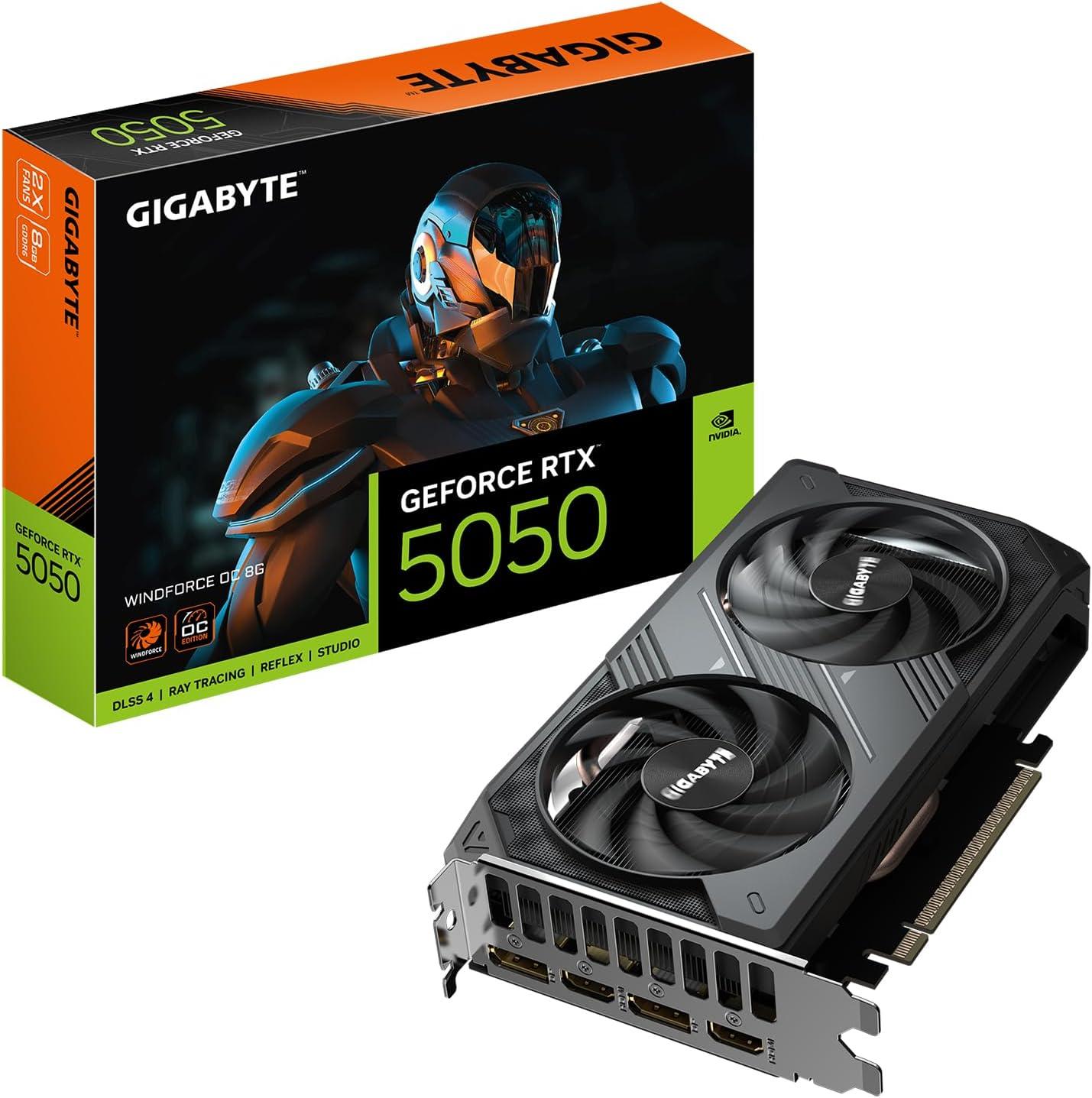 TARJETA DE VIDEO RTX 5050 GIGABYTE 8GB