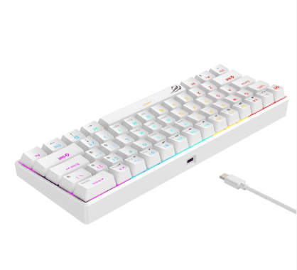 TECLADO GAMENOTE KB903L MECANICO KB-903L-BL-WH BLANCO